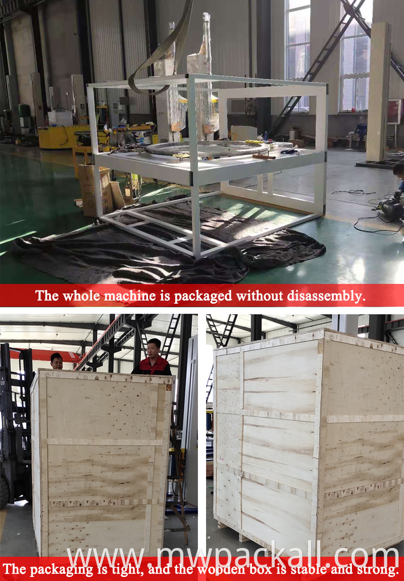 long wooden board wrapping machine Film Orbital Horizontal Stretch Wrapping Machine aluminum profile wrapping machine